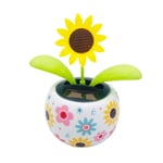 Solar Powered Dancing Flower Toy, Magic Rocking Dacing Solar Flower Car Decor, in The Pot Office Desk Display Gift