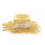 Happy Sprinkles Ätbart glitter, guld-