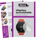 dipos I 2x Screen Protector compatible with Xiaomi Mi Watch Color Protection Films clear