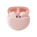 Original Pro 6 TWS Casque sans fil Fone Écouteurs Bluetooth Casque stéréo Mini In Ear Charging Box Écouteurs pour téléphone portable-rose