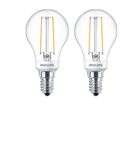 Philips Golf Ball Light Bulb LED 2.7W 25W Small Edison Screw SES E14