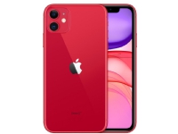 Apple iPhone 11 - (PRODUCT) RED - 4G smartphone - dobbelt-SIM / Internminne 128 GB - LCD-display - 6.1 - 1792 x 828 piksler - 2x bakkameraer 12 MP, 12 MP - front camera 12 MP oppusset - rød