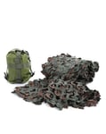 Fostex Kamouflagenät m. Förvaringspåse, 3 x 2,4 meter (Woodland, One Size) Size Woodland