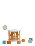 Magni - Shape Sorter Box '' Penguin '' Fsc, Natural Colors Patterned Magni Toys