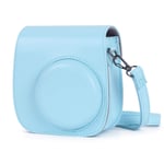 KALDA Instant Camera Case Compatible with Mini 11 equiped with detachable shoulder strap and photo bag(Sky Blue)