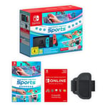 Nintendo Switch Console - Neon Blue/ Red Switch Sports Set + 3 Months NSO SWITCH