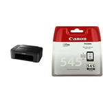 Canon PIXMA TS3350 Multifunction Wifi Printer - Black & Genuine Printer Ink - 1 x PG-545 Black Ink Cartridge for up to 180 pages - Suitable for PIXMA TR, IP, MX, MG and TS series printers