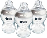 Tommee Tippee Natural Start Anti-Colic Baby Bottle, 260 Ml, 0+ Months, pack of 3