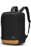 Pacsafe GO 34L Anti-Theft Recycled Carry-On Backpack Jet Black