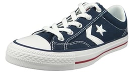 Converse Unisex Star Player Ox Navy/White Fitness Shoes, Blue Blau, 13 UK