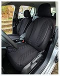 Housses de siège sur Mesure compatibles avec VW Caddy 5 conducteur et Passager à partir de 2020 numéro de Couleur : N304