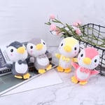 1pc 12cm Cute Penguin Stuffed Animal Plush Toys Keyring Key Chai Yellow