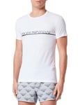 Emporio Armani Men's Emporio Armani the New Icon Men's Crew Neck T-shirt T Shirt, White, XL UK