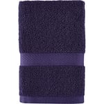 Tommy Hilfiger Modern American Solid Hand Towel, 16 X 26 Inches, 100% Cotton 574 GSM (Peacoat)