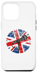 iPhone 14 Pro Max Microphone UK Flag Singer Singing Britain British Musician Case