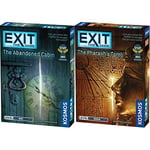 Thames & Kosmos - EXIT: The Abandoned Cabin - Level: 2.5/5 - Unique Escape Room Game & EXIT: The Pharaoh's Tomb - Level: 4/5 - Unique Escape Room Game - 1-4 Players