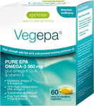 Vegepa, EPA Omega 3 & GLA Omega 6, Ultra Pure Wild Fish Oil & Evening Primrose O