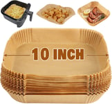 YQL Air Fryer Liners Square, 10 Inch Large Air Fryer Liners Disposable Parchment