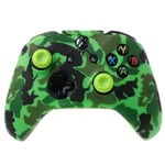 Housse De Camouflage En Silicone Pour Manette De Jeu, 2 Joysticks Pour Manette Xbox One X S