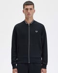 Fred Perry Mens Zip Up Sweatshirt/Jacket - Size Medium - Black