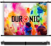 Duronic Projector Screen BPS90/43 | 90’’ Bar Projection Screen Size 183 X 137Cm