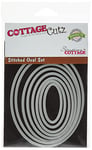 CottageCutz Basics Dies Stitched Oval.9 1.9 3.5 x 4.5-inch, Acrylic, Multicolour, 0.25x10.79x17.78 cm