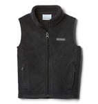 Columbia Boy's Steens Mountain Fleece Gilet Vest, Black, XS