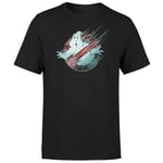 Ghostbusters Frozen Logo Men's T-Shirt - Black - L