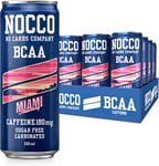 NOCCO Energy Drink | BCAA, 180mg Caffeine sugar free drinks enhanced with amino