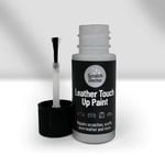 LIGHT GREY Leather Touch Up Paint 15ml for bags, shoes, wallets, furniture, cars