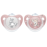 NUK Pacifier Trending Silicone S2 Bambi 6-18m
