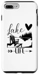 Coque pour iPhone 7 Plus/8 Plus Lake Life Camping Pêche Bateau Voile Drôle Extérieur