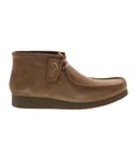 Clarks Wallabee Mens Brown Boots - Size UK 12