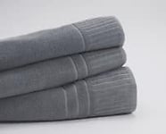 Franzéns Nevada handduk frotté grå 50x70 cm