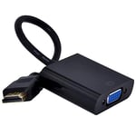 Kurphy HDMI Male to VGA Female Video Cable Cord Converter Adapter HD 1080P For TV Monitor Computer Connection Cable without video