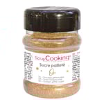 ScrapCooking - Ätbart glittersocker 160 g guld