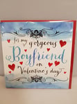 Blue Eyed Sun Valentines Card - For My Gorgeous Boyfriend.