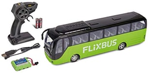 Carson 500907342 FlixBus 2,4 GHz 100% prêt à Conduire Jouet Voiture télécommandée pour Les Enfants à partir de 8 Ans Autonomie env. 60 Min