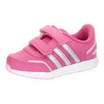 adidas Mixte bébé VS Switch 3 Lifestyle Running Hook and Loop Strap Shoes Chaussures, Pulse Magenta/Silver met./Orchid Fusion, 23 EU