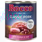 Ekonomipack: Rocco Classic Pork 12 x 800 g - Kyckling & kalv