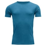 Devold Breeze T-Shirt, undertøy herre Blue Melange GO 181 210A 258A S 2020
