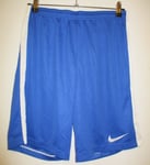 Nike Academy Shorts Mens Medium Blue White Sports Running Gym 832508-480 BNWT
