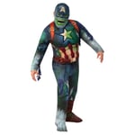 What If...? Childrens/Kids Deluxe Captain America Zombie Costume BN5176