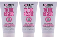 3 X 250ml Noughty To The Rescue Conditioner - 750ml Total