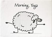 Half a Donkey Morning Yoga Warm up - Cotton Tea Towel