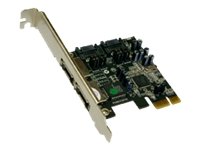 Exsys EX-3503 Carte et Adaptateur d'interface (PCIe, SIL-3132, 2 x SATA II)