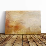 Big Box Art Canvas Print Wall Art Joseph Mallord William Turner Sun Setting Over a Lake | Mounted & Stretched Box Frame Picture | Home Decor for Kitchen, Living Room, Bedroom, Multi-Colour, 30x20 Inch