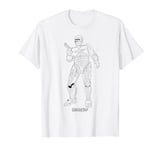 RoboCop Line Art Portrait T-Shirt