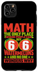 Coque pour iPhone 11 Pro Max Math, The Only Place Where People Can Buy 66 Melons ||-