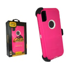 OtterBox Otterbox Defender Series Case [ For Apple iPhone XS MAX ] Heavy Duty Cover + Belt Clip Holster Screenless Edition - Pink